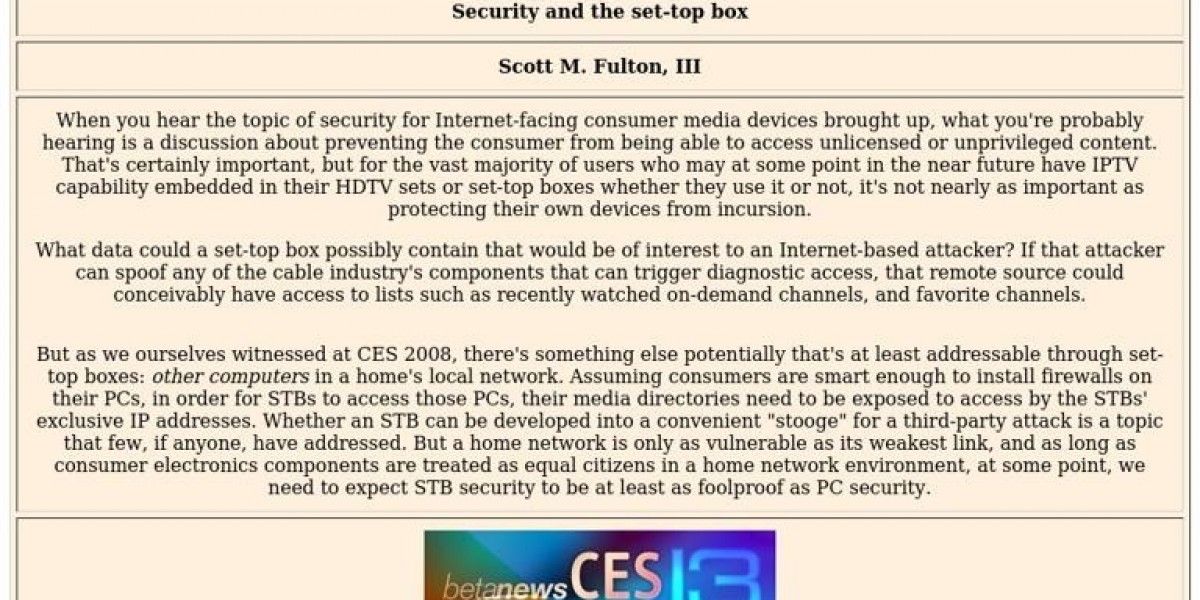 Consumer Device Security: Why Expo Gadgets Aren't Enough